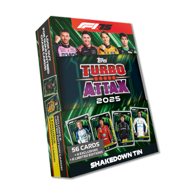 2025 Topps Turbo Attax Formule 1 Mega Tin SHAKEDOWN