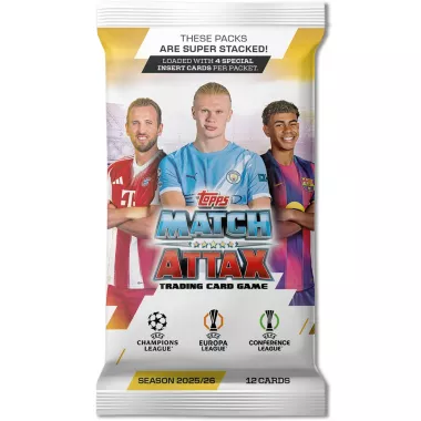 2025-26 Topps Match Attax UEFA Club Competitions Balíček