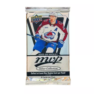 2025-26 Upper Deck MVP Silver Collection Hockey Hobby Balíček - CDD EXCLUSIVE