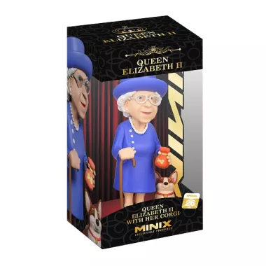 MINIX Special Character: Queen Elizabeth II with Corgi