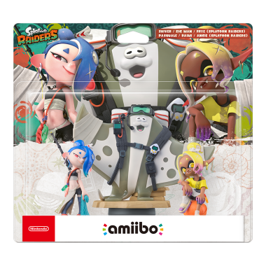amiibo Splatoon Raiders Shiver, Frye and Big Man