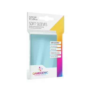 Gamegenic: 67x94 mm Soft Sleeves (100ks)
