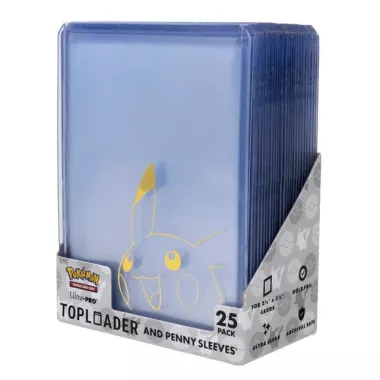 Pokémon UP: Pikachu Toploader and Penny Sleeves Combo Pack (25pack)