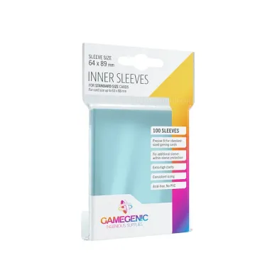 Gamegenic: 64 x 89 mm Inner Sleeves (100ks)